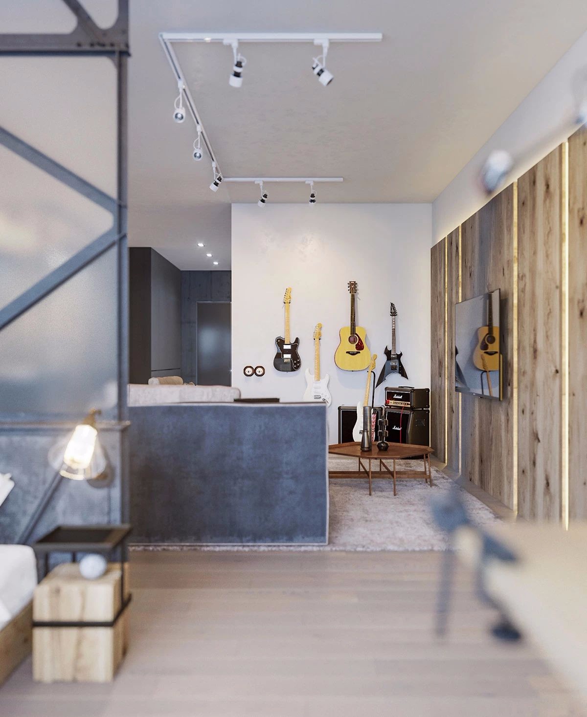 粗犷、原始的工业风，却也拥有活力、个性的生活空间-17