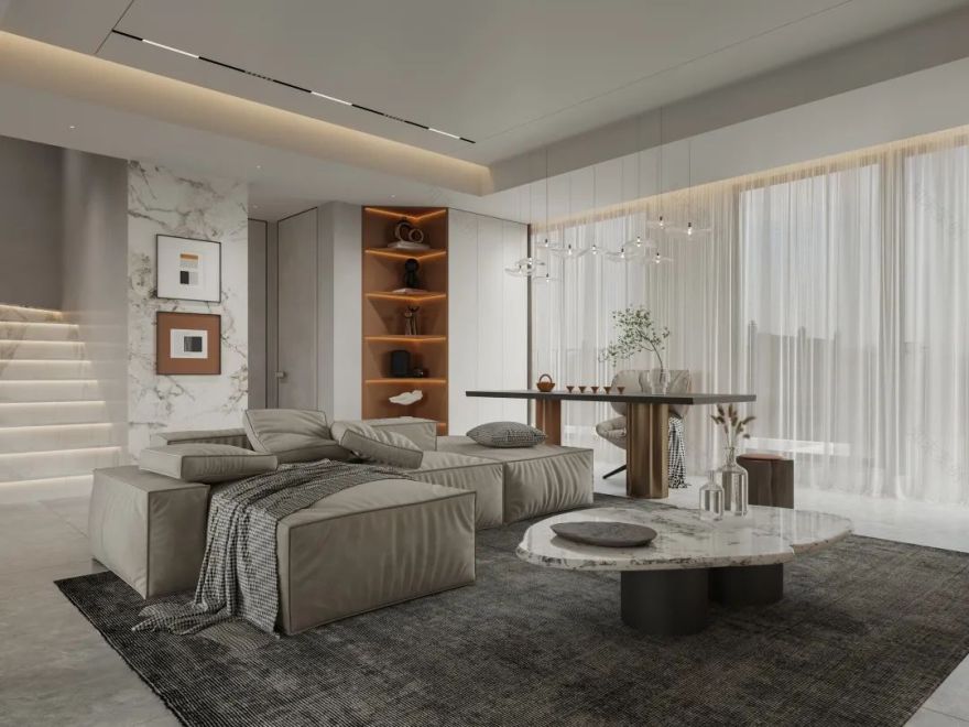 武汉 452㎡别墅设计丨中国武汉丨堂构设计-6