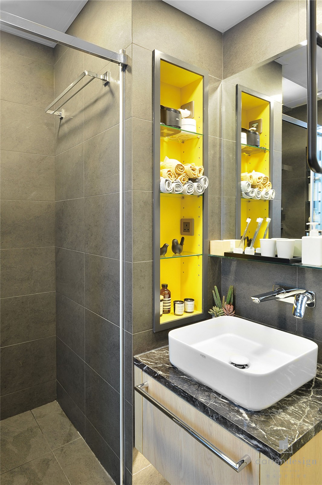 香港59m²收纳型二居室住宅  Darren Design-33