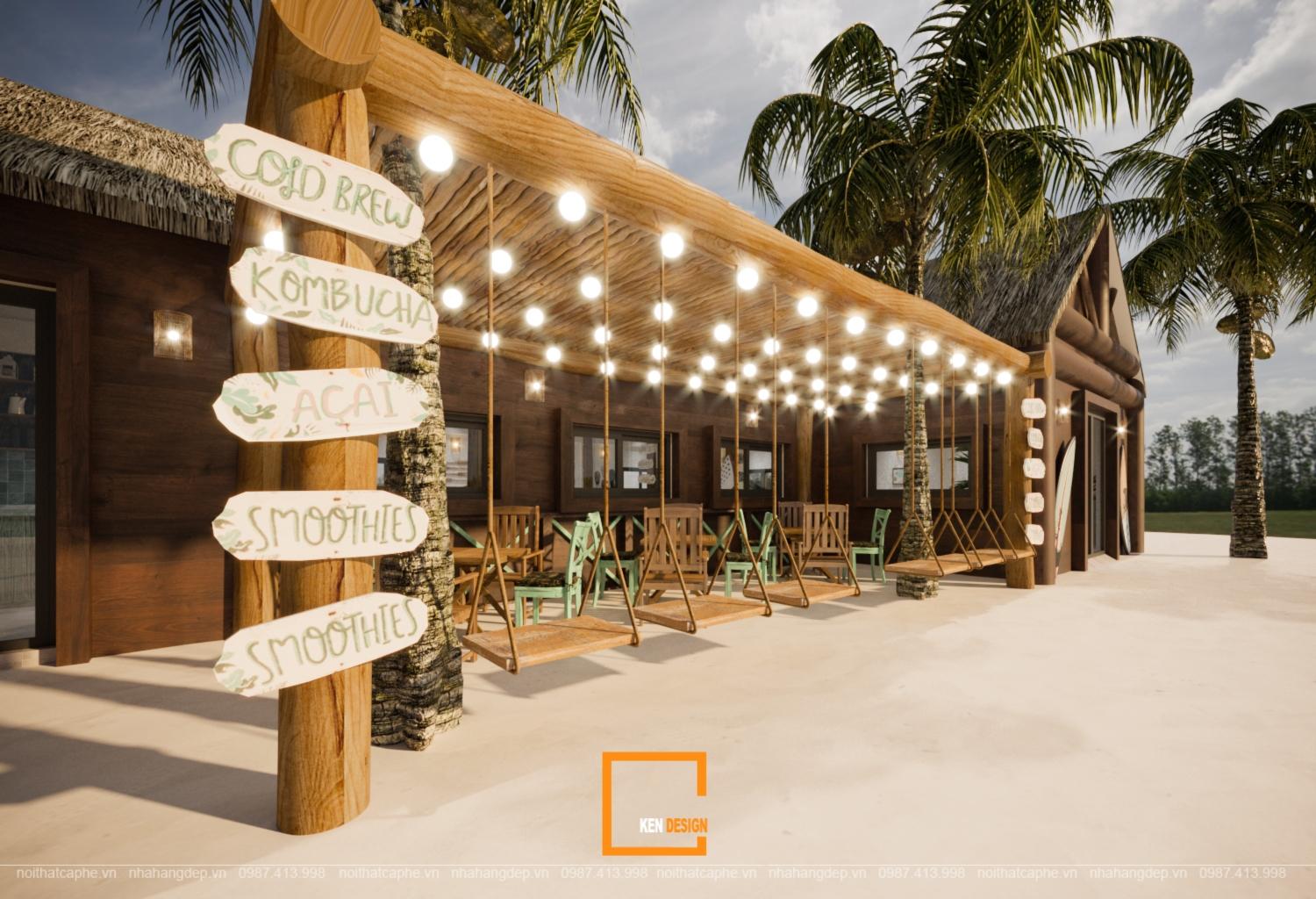 Halulu Food & Drinks 咖啡馆 2 号店设计项目丨越南丨KenDesign-6