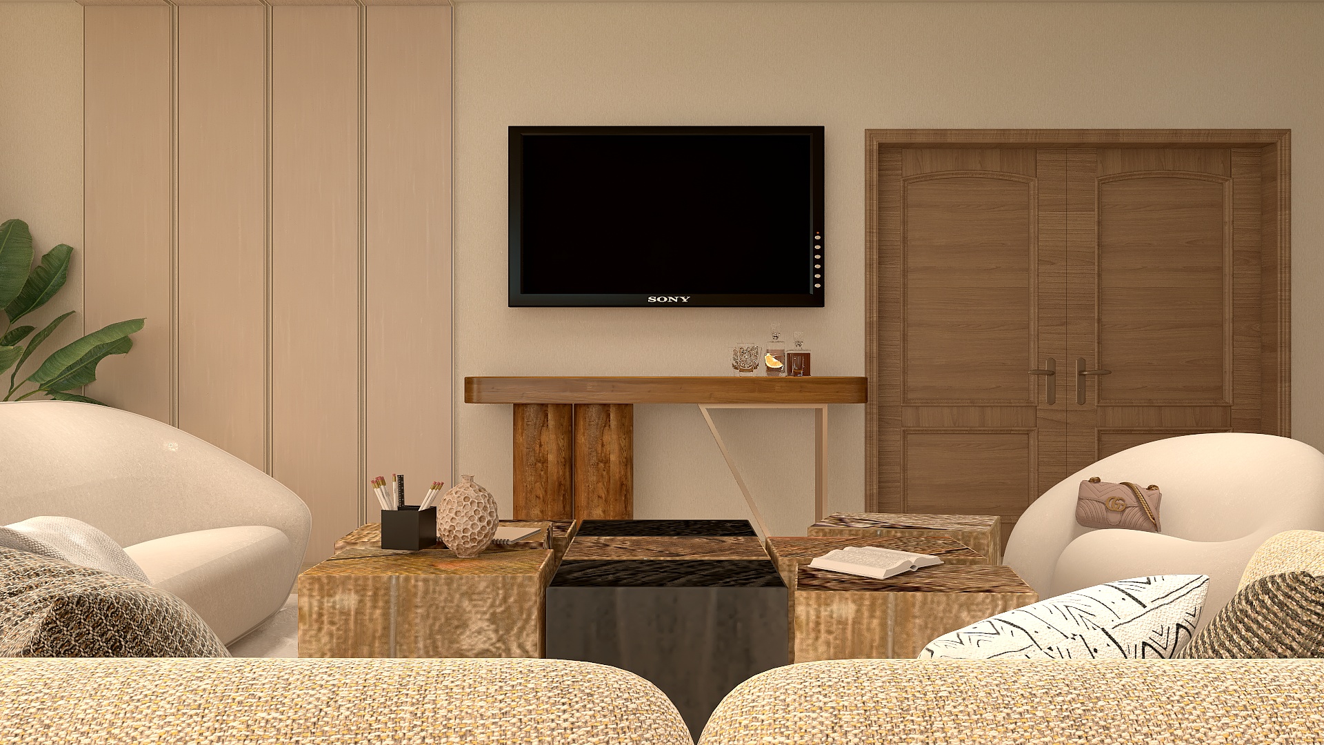 Iris Van Herpen 风格客厅设计-8