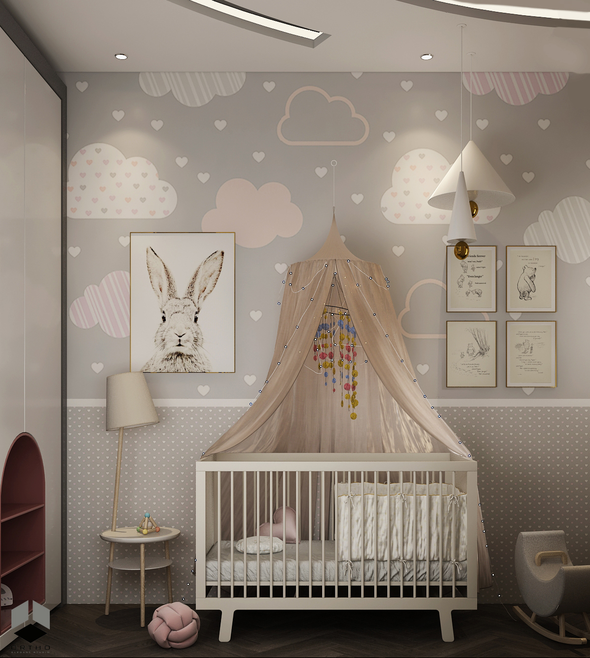 LUXURIOS MASTER BED ROOM & BABY AREA-15