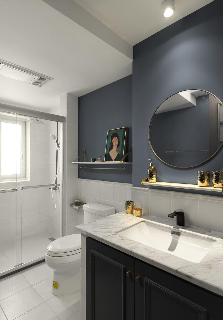 野兽派风格平层设计,金色光影演绎跃动空间-30