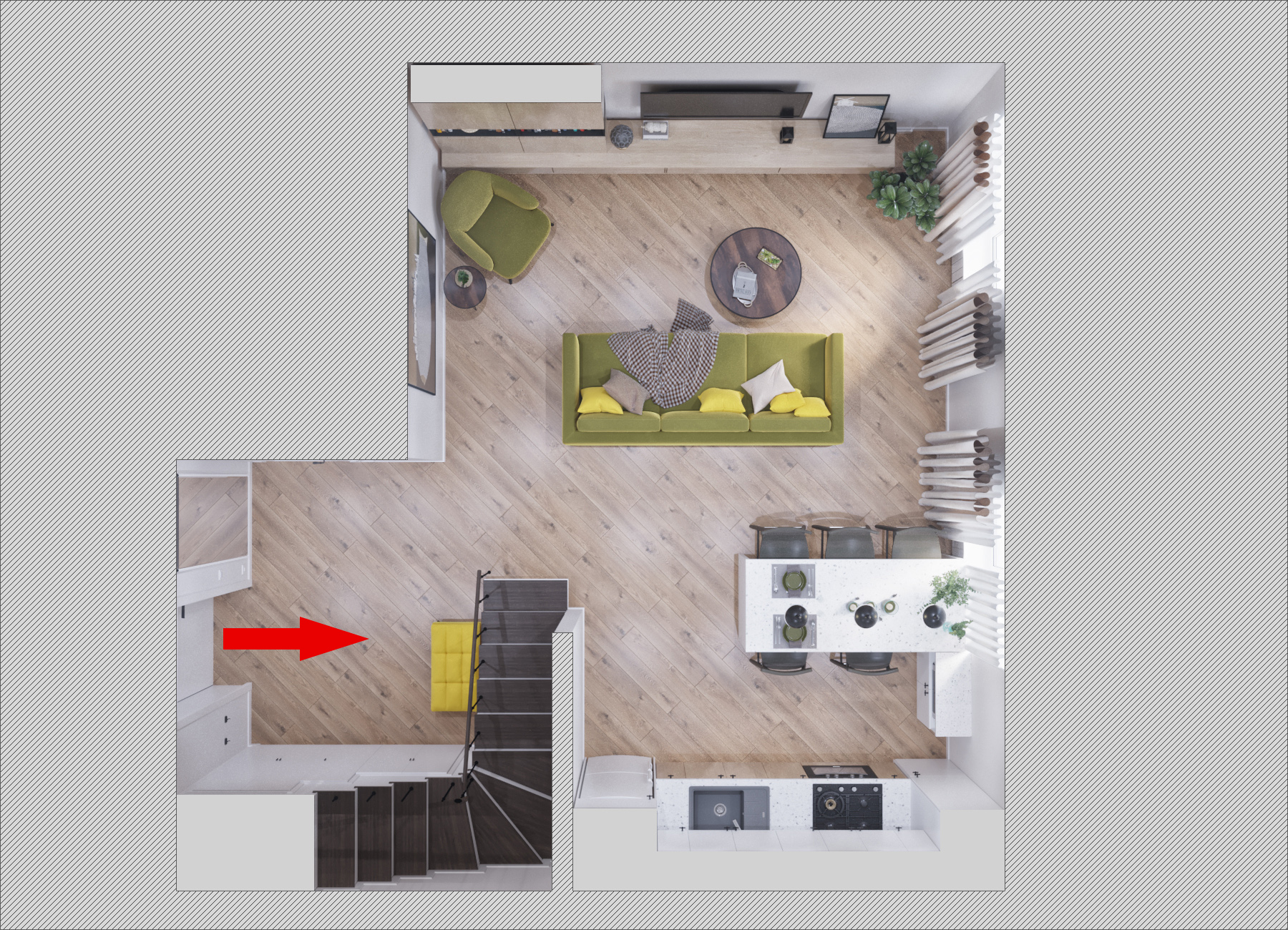 Design apartment with attic 100m2. Tashkent-0