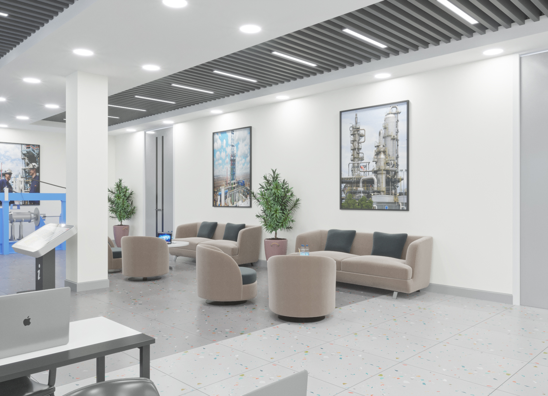 Showroom and training class at the factory.-2