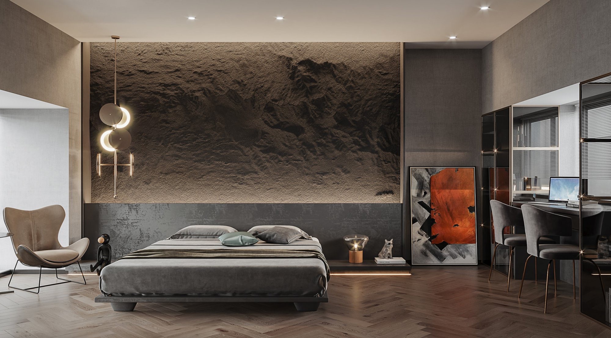 简约轻盈，现代风家居设计-8