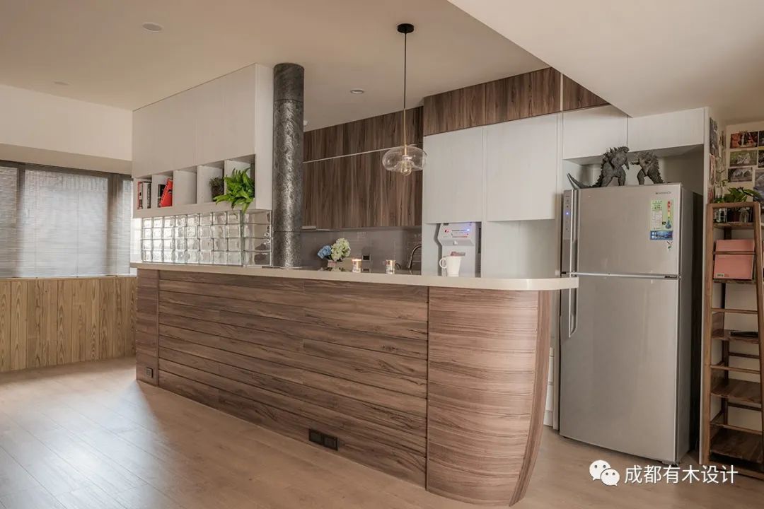 现代简约原木色清朗宅邸丨基因皓-35