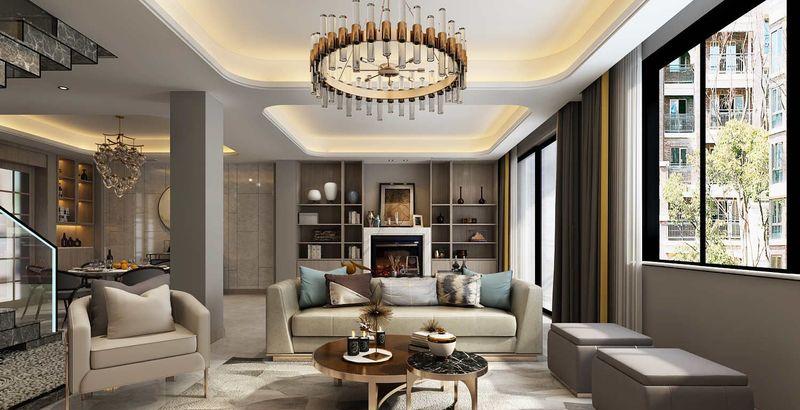 山水案例：太和玫瑰庄园现代复式-2