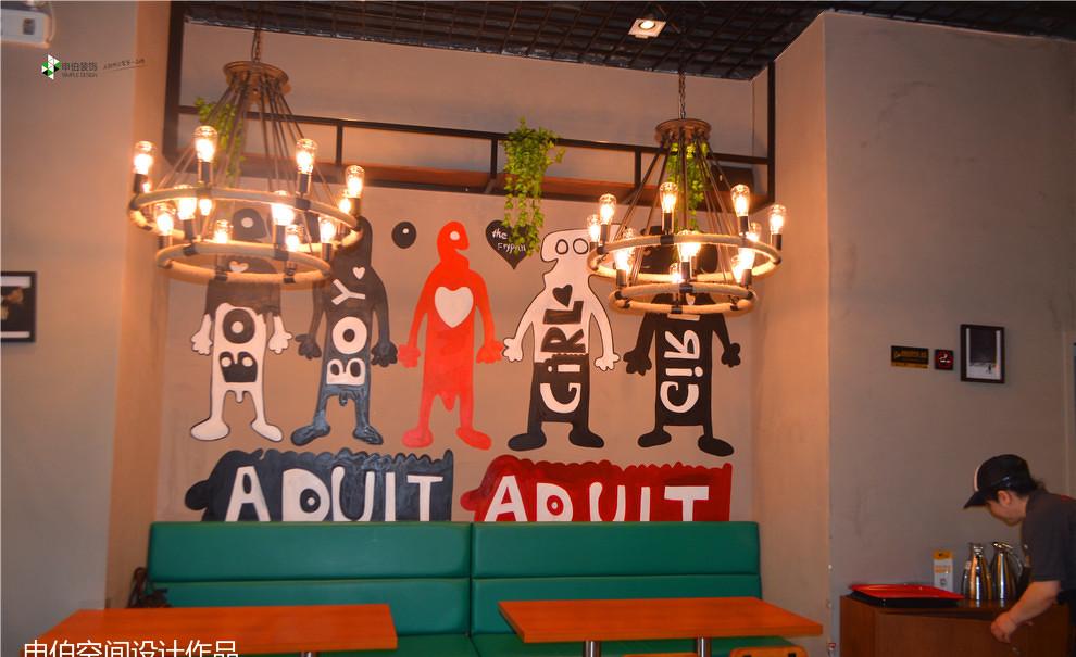 韩国啤酒炸鸡餐厅餐饮店铺装修设计-14