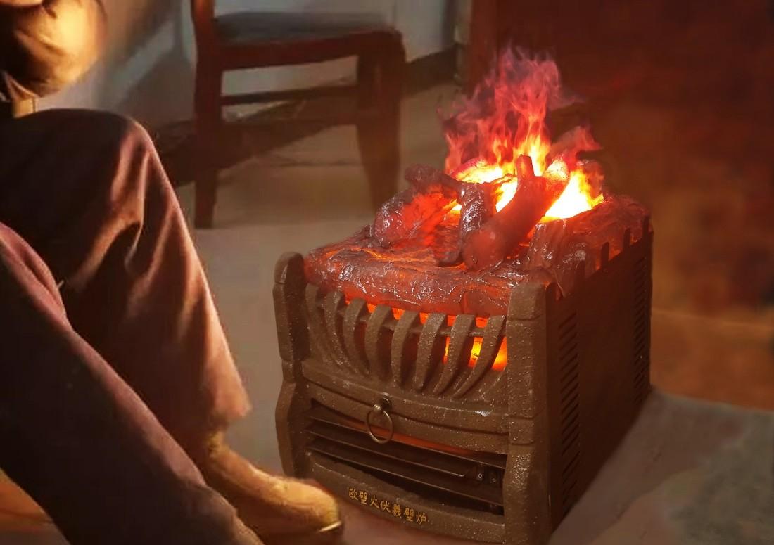 重阳节礼品推荐 | 便携式伏羲雾化壁炉取暖器-0