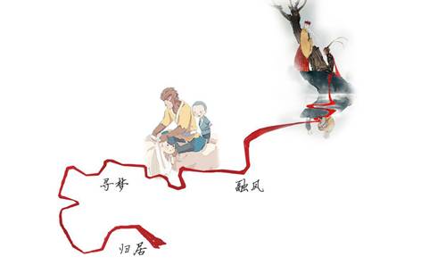 大圣归来南天门 | 一个奇趣的故事的示范区景观设计-23