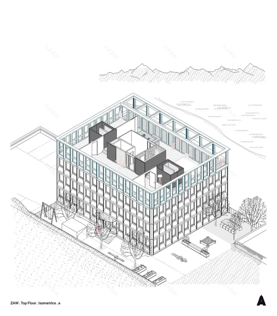 ZAW 商业建筑改造扩建项目丨瑞士苏黎世丨idArchitekt.innen SIA AG-66