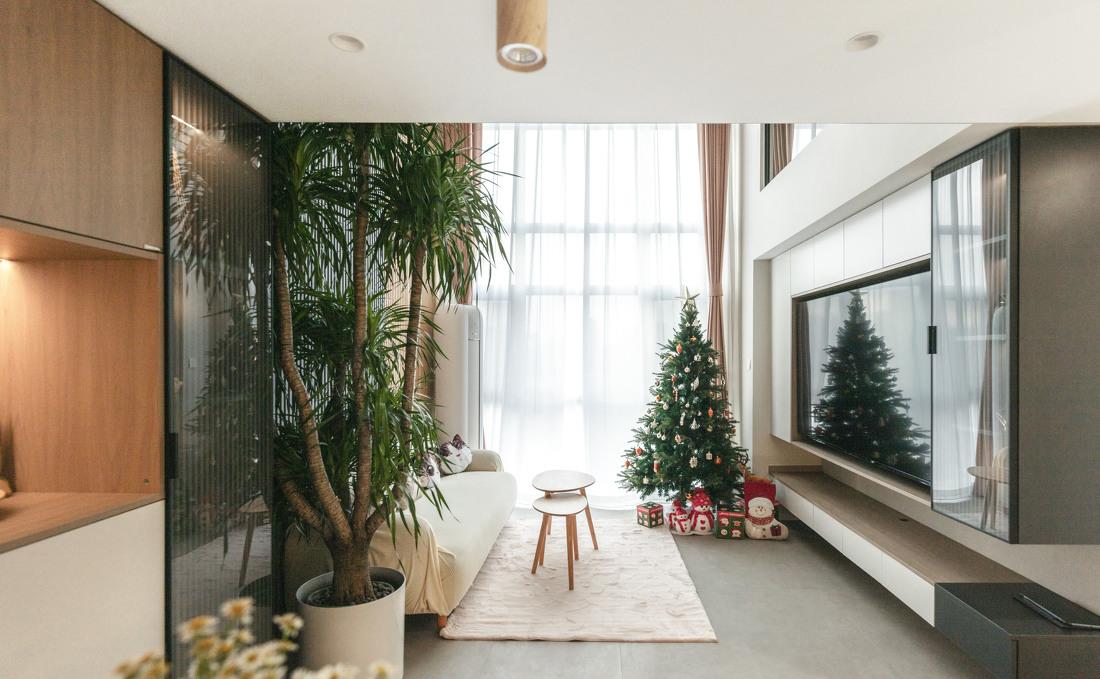 浪漫小夫妻的温馨婚房 | 简约原木与奶白系的完美融合-5