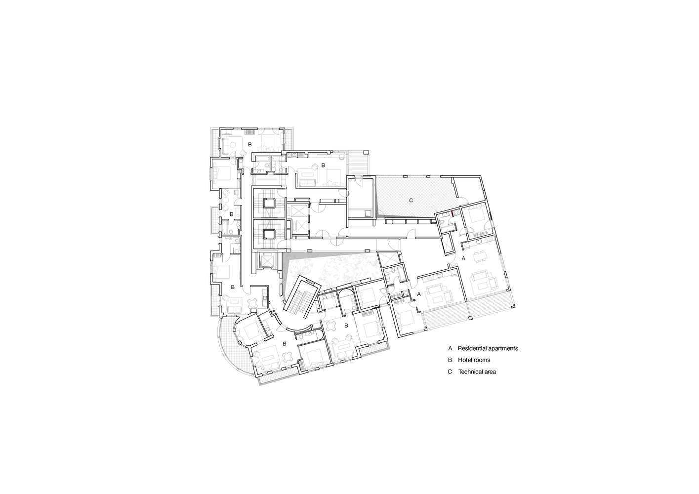 海角之弧·特拉维夫历史建筑与现代住宅的共生融合-45