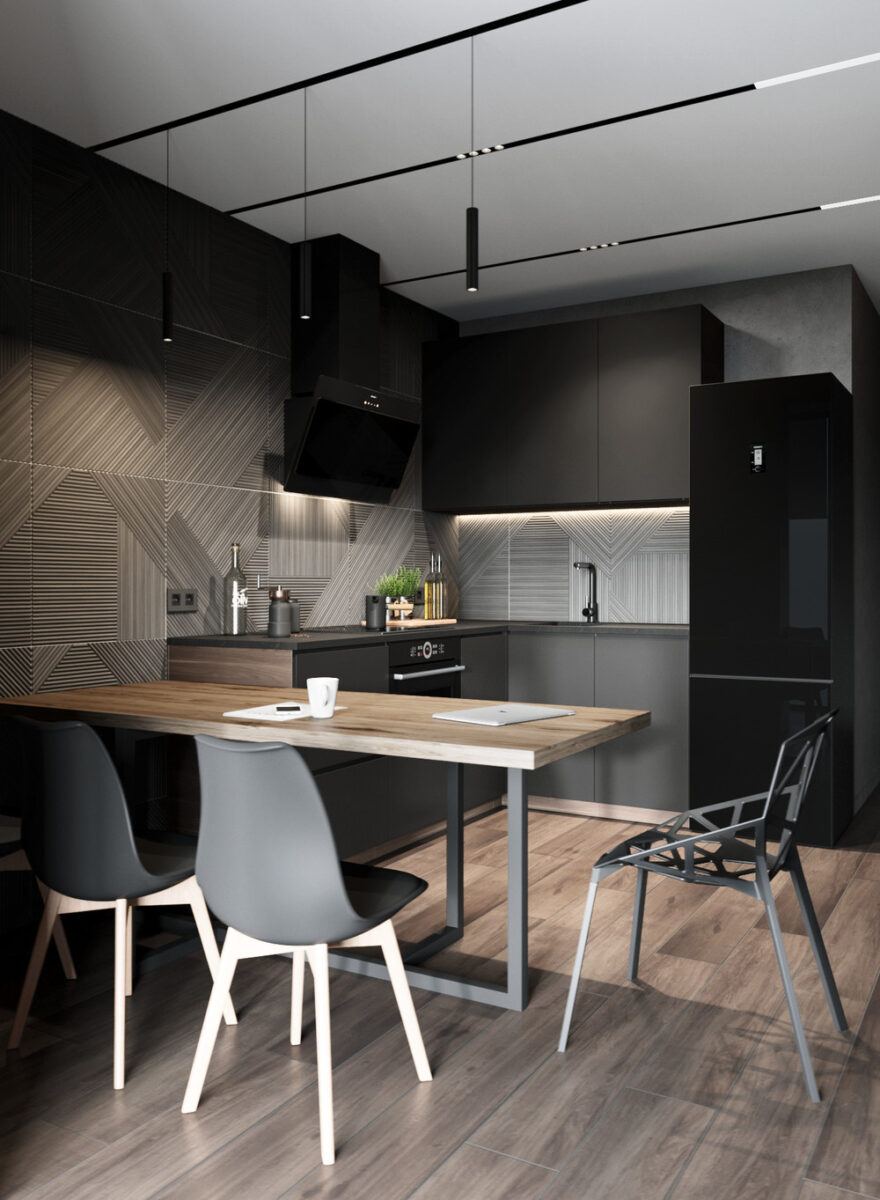 小而有趣的单身公寓室内布置-16