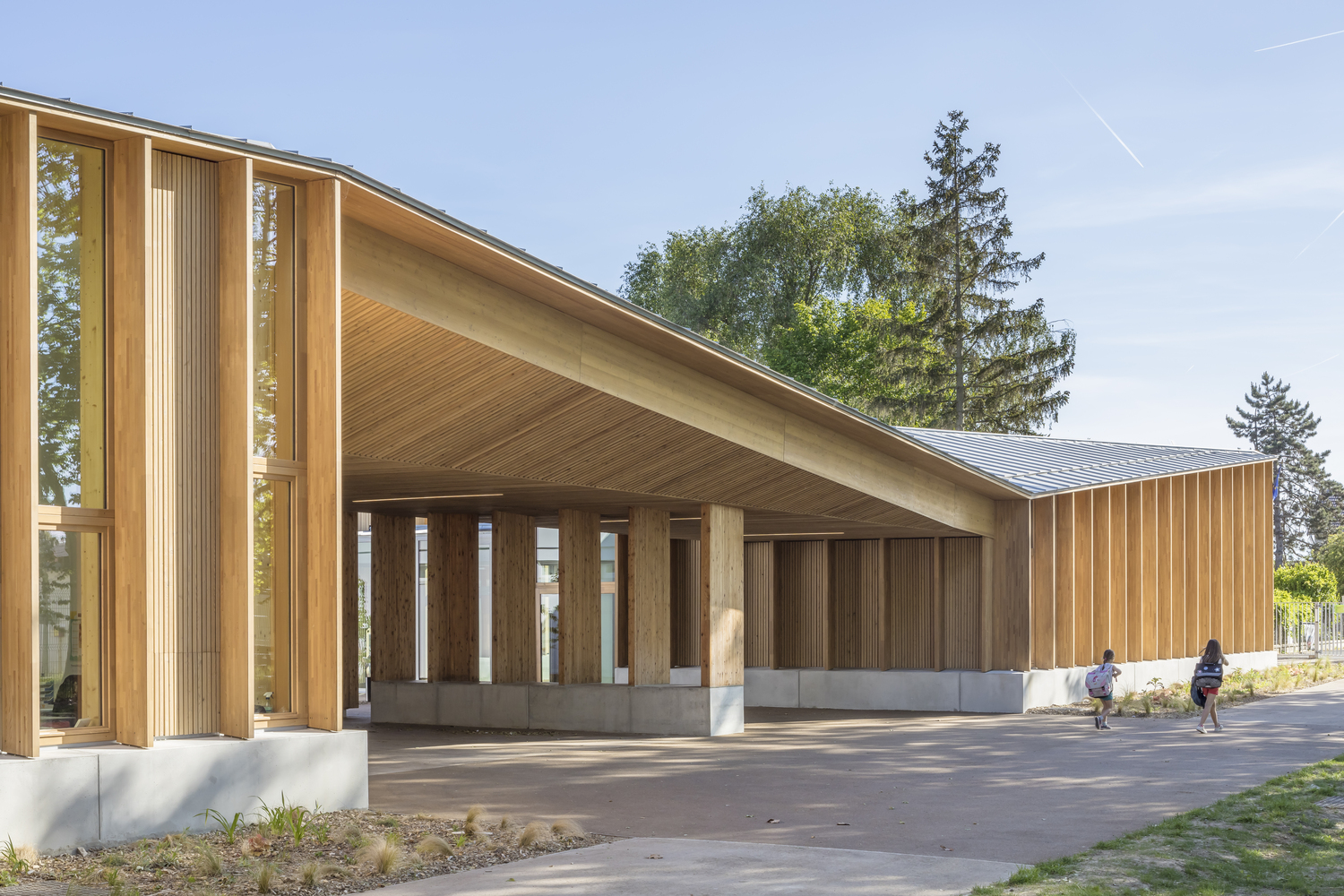 法国 Conflans-Sainte-Honorine 休闲中心与小学扩建项目-43