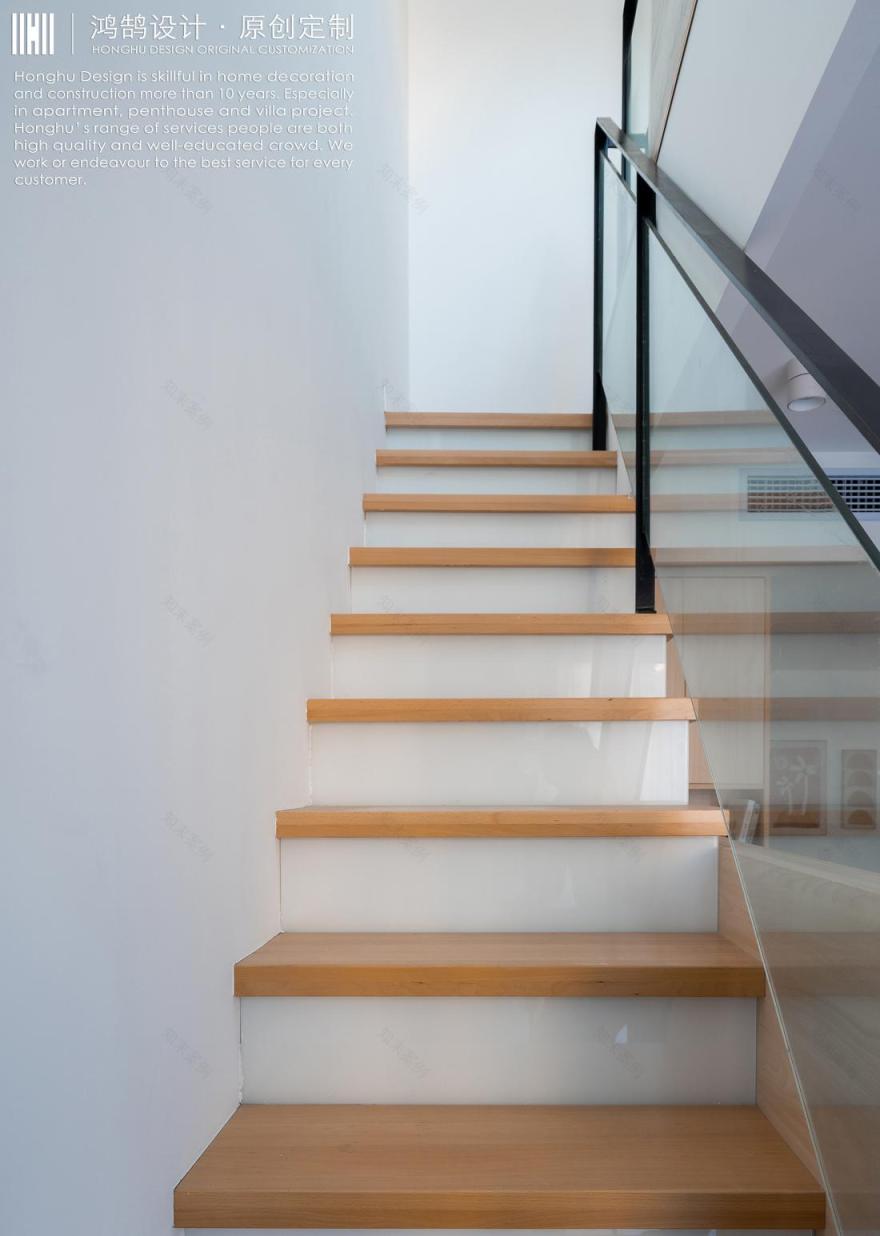 折叠楼梯变直线,小阁楼变时尚现代居-4