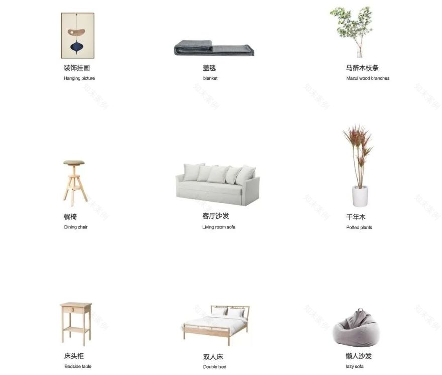 60㎡小公寓 LDK 一体化,主卧变客厅,功能齐全且明亮舒适-65