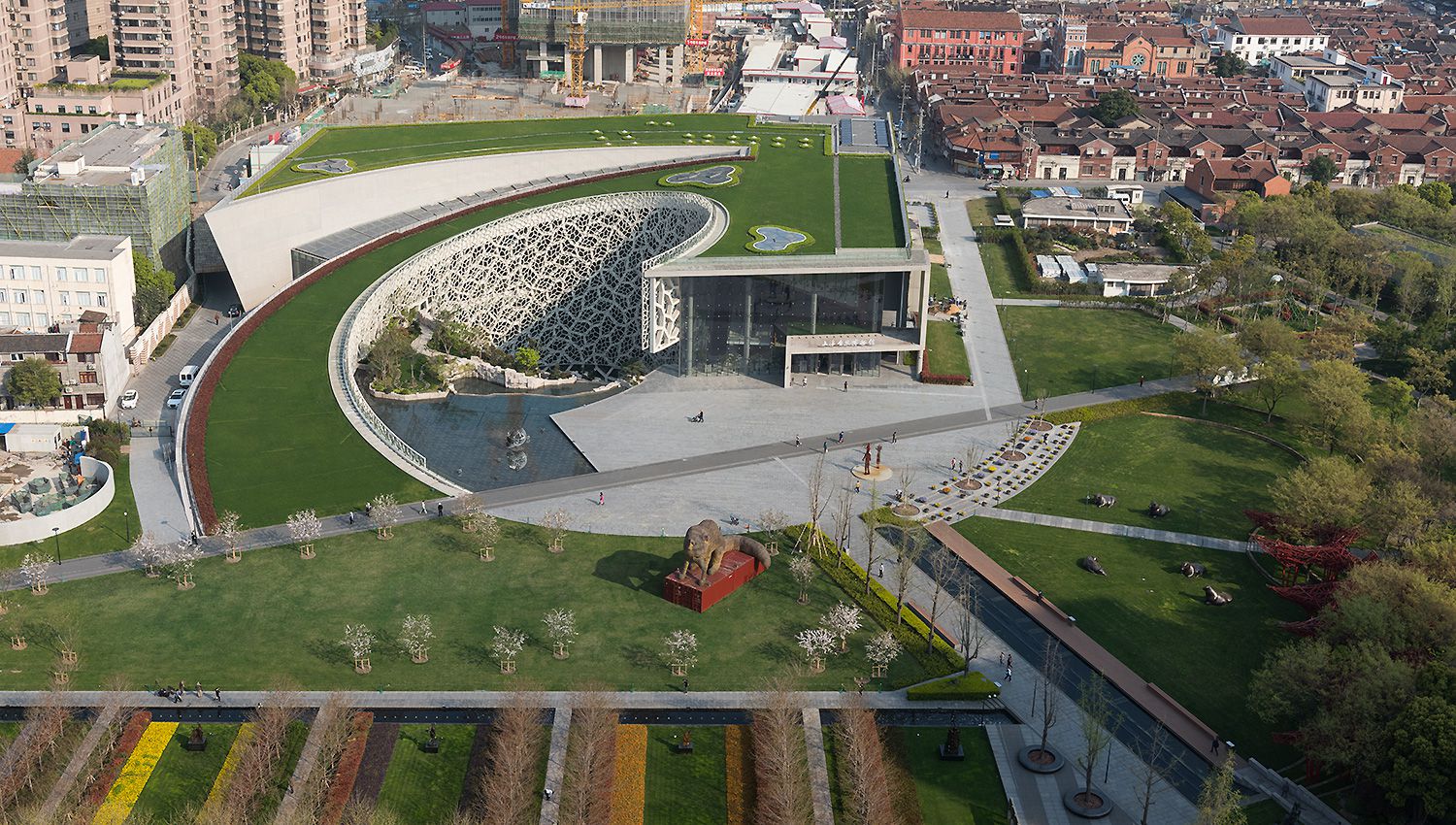 上海自然历史博物馆景观及公共广场设计丨中国上海丨Hoerr Schaudt 与 Perkins + Will-7