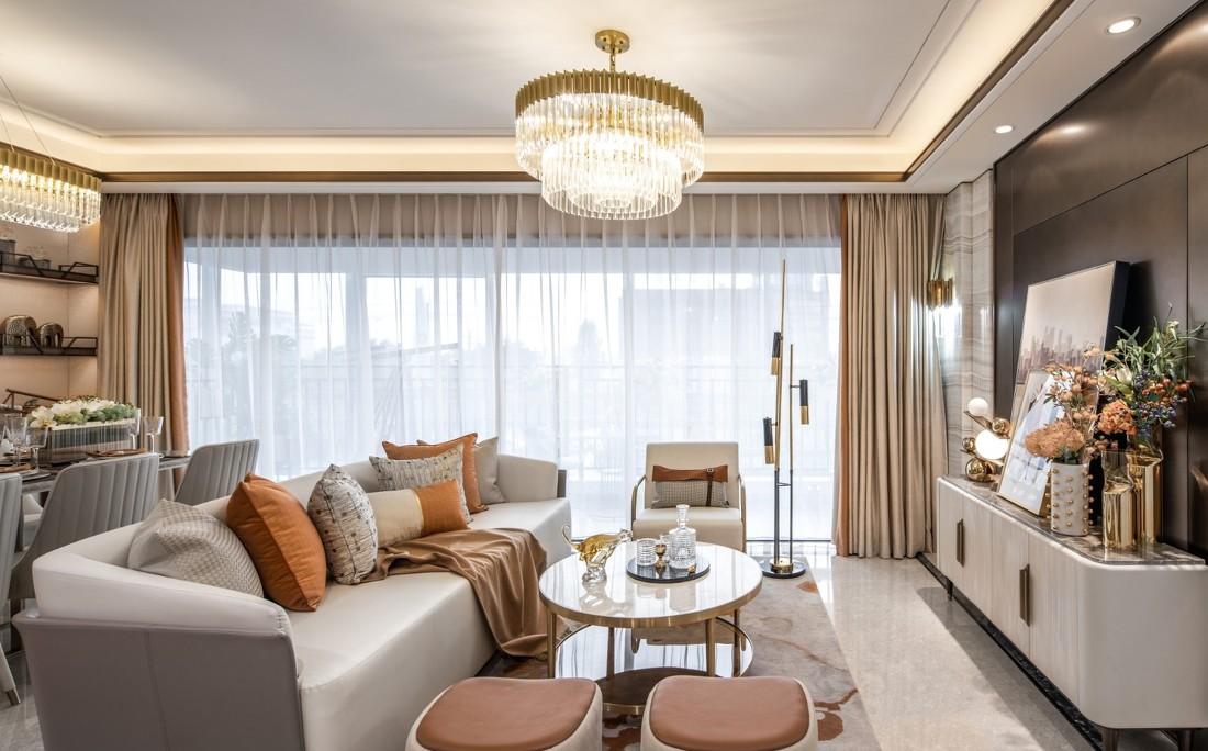 南宁悦桂绿地新世界 | 轻奢现代风样板房设计-95