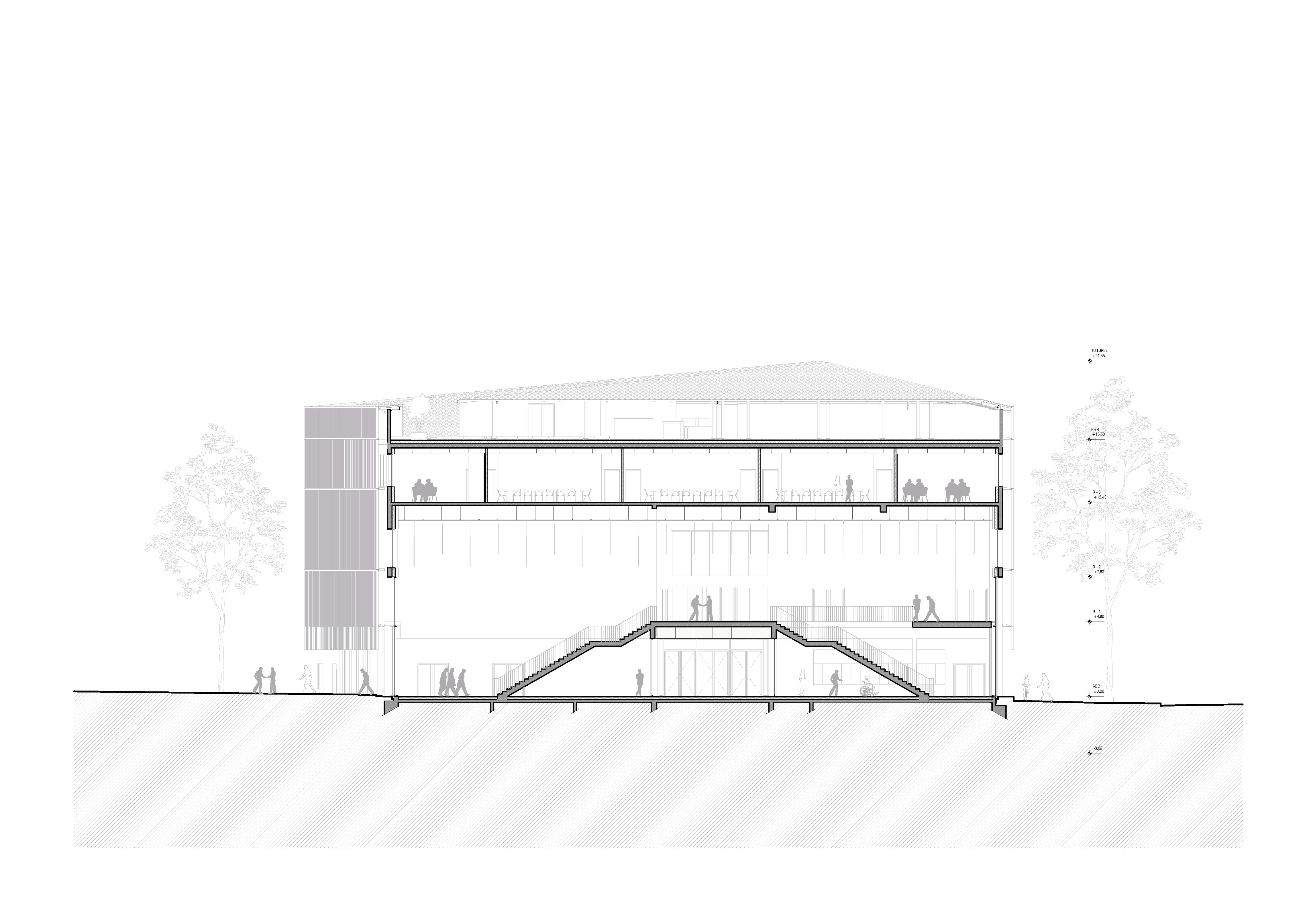 巴黎大学校园中心丨法国巴黎丨K ARCHITECTURES SIGWALT HERMAN-42