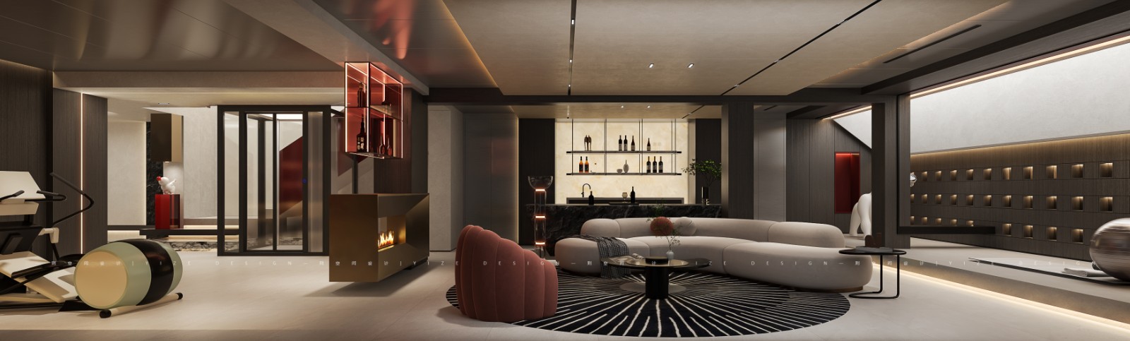 碧海迢遥银河澄澈 · 浙江杭州现代排屋设计丨中国杭州丨一则空间设计-7