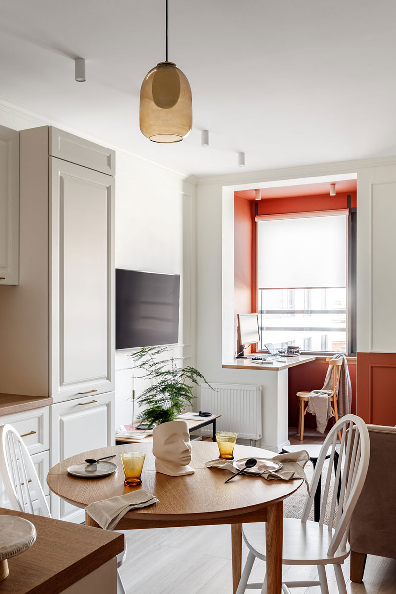 圣彼得堡 44 平米民族风格小公寓设计-2