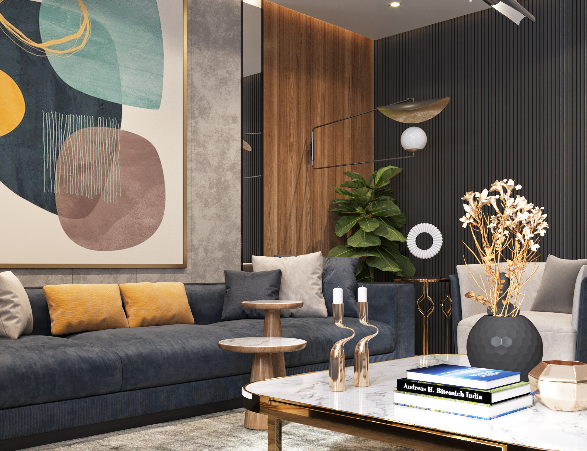 interior majlis at ksa privet villa-5