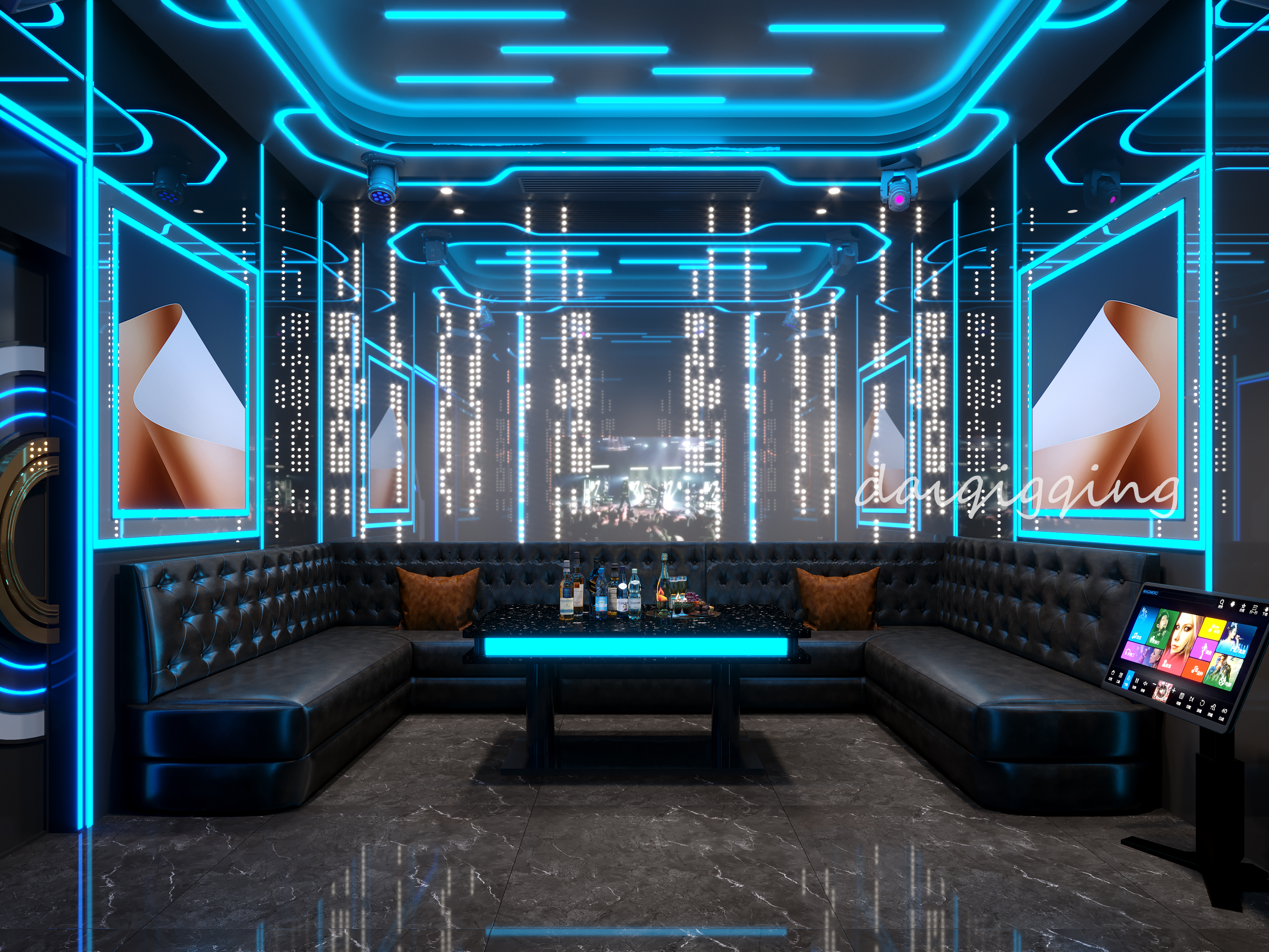 大型工装 KTV丨星夜传图-14