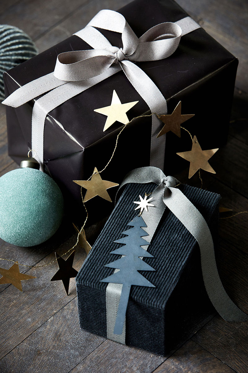 黑色圣诞装饰，尽显空间优雅-2