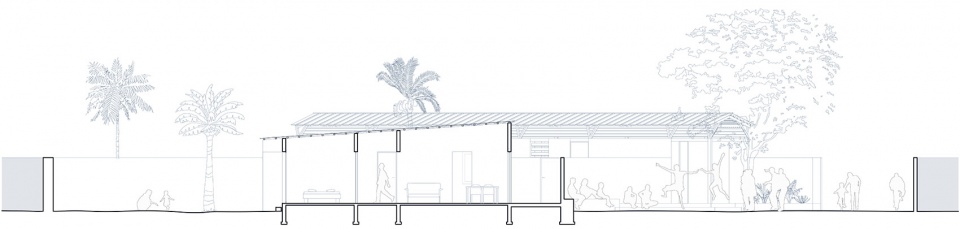 蓝色建筑 | 科特迪瓦可持续社区图书馆-35
