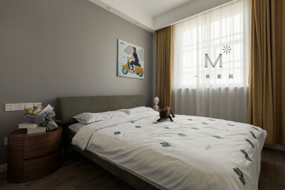 一米家居打造 150㎡现代简约清新空间-18
