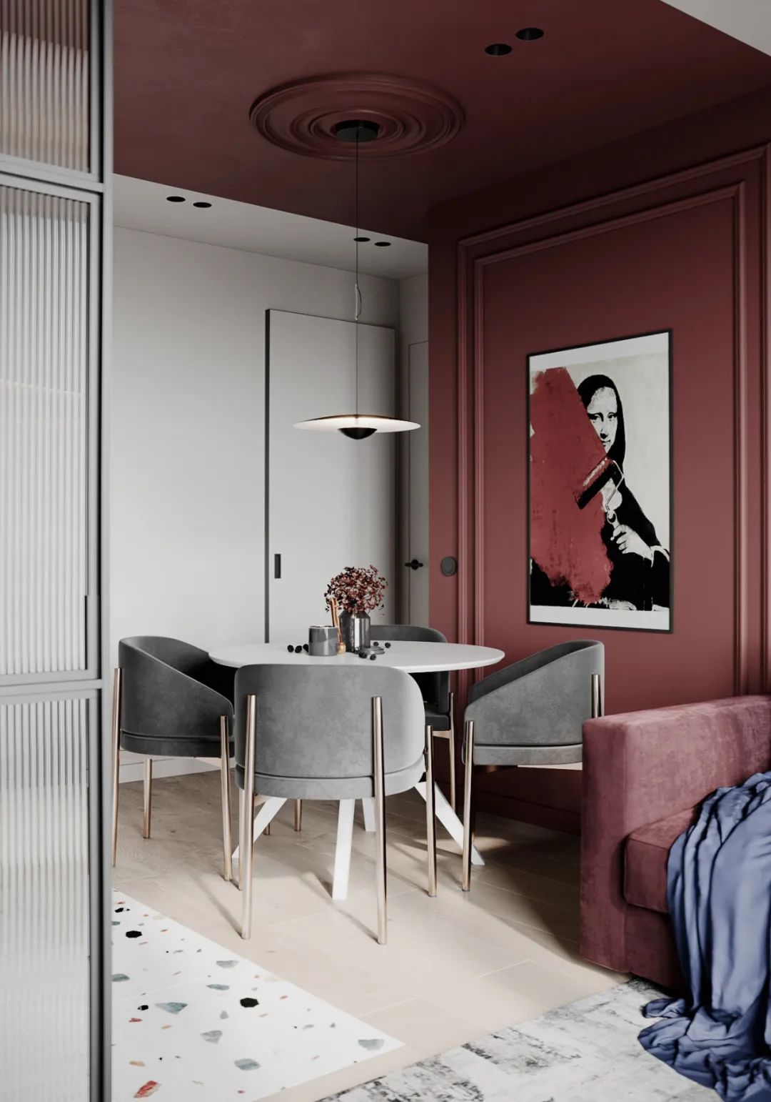 86㎡二居室公寓设计丨意大利丨意大利室内设计师Valeria Mahu-52