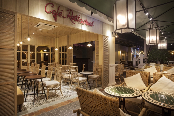 复古韵味 | 越南胡志明市的“第十二美食街”餐厅设计-15