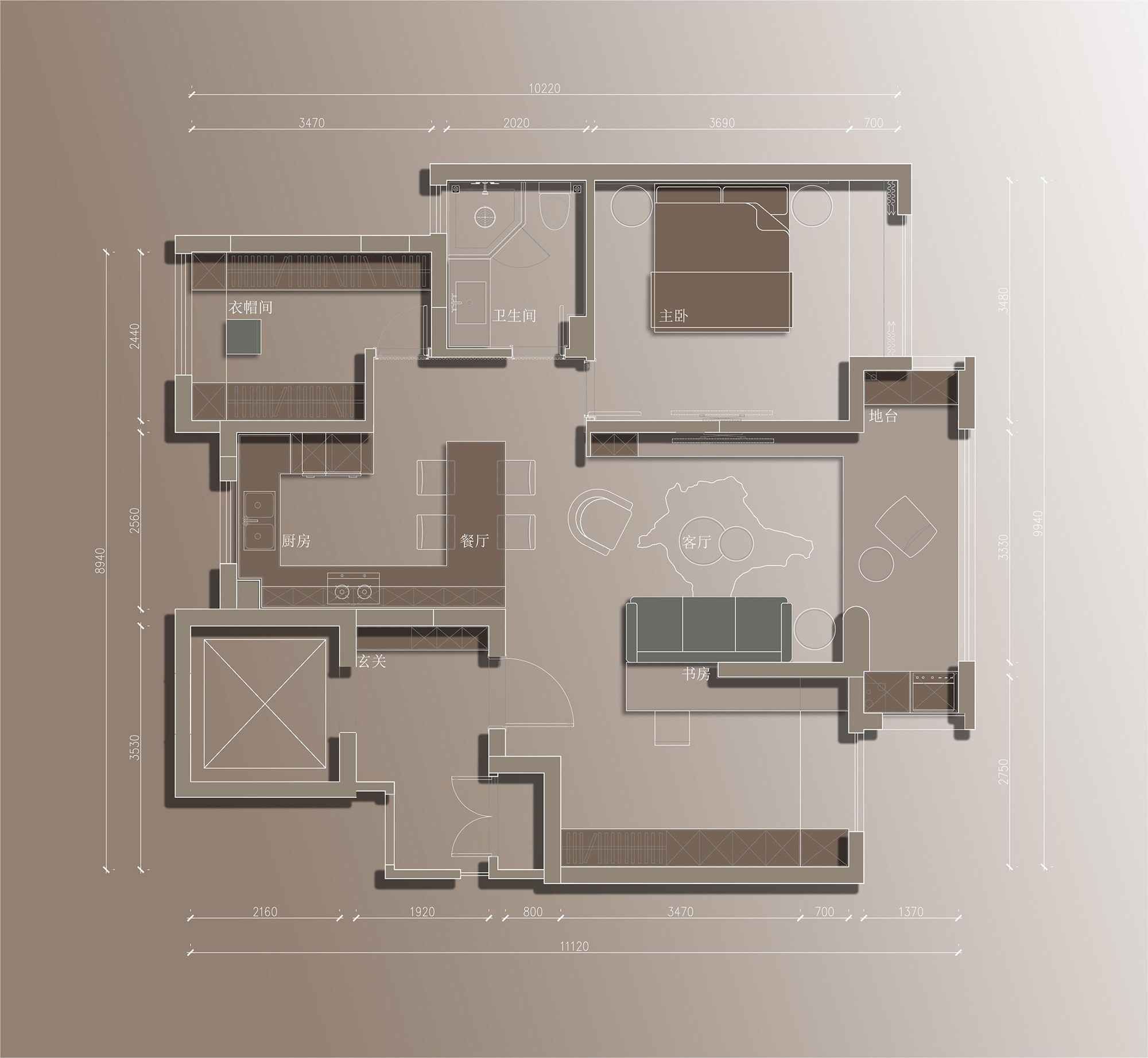 萌宠+二人世界,微侘寂美学戳中心巴丨晓安设计-4