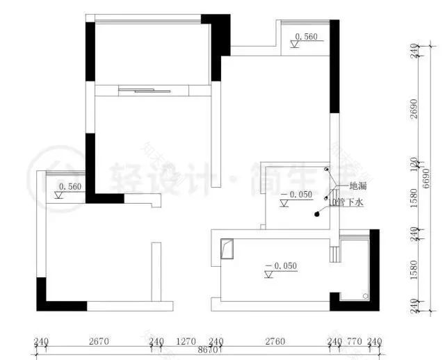 谁说小户型不能多功能!54m²也能拥有mini影院和换衣间-26