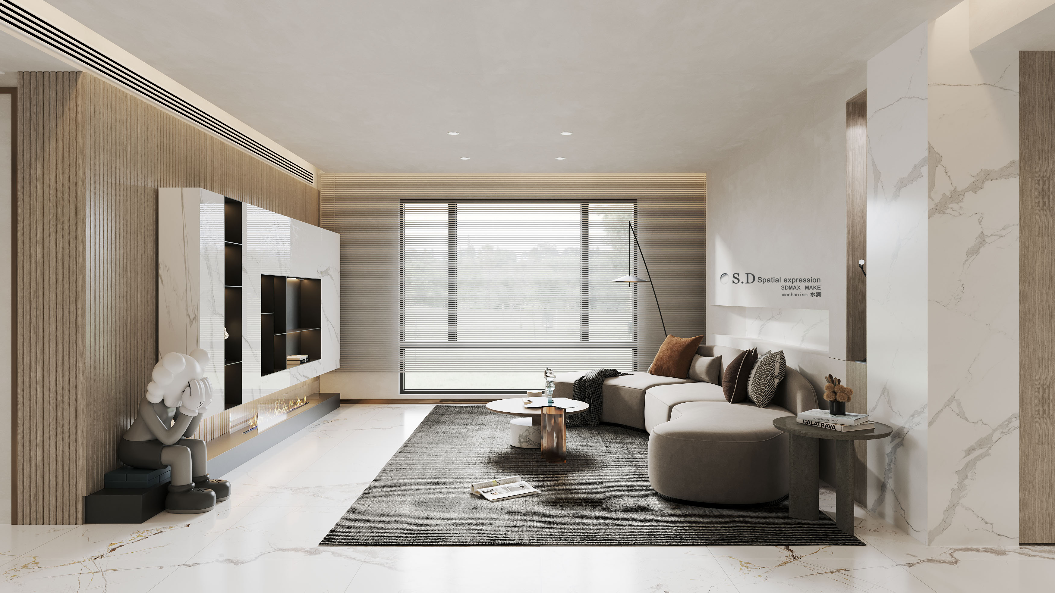 现代简约家装丨中国沈阳丨沈阳水滴设计效果表现工作室-9