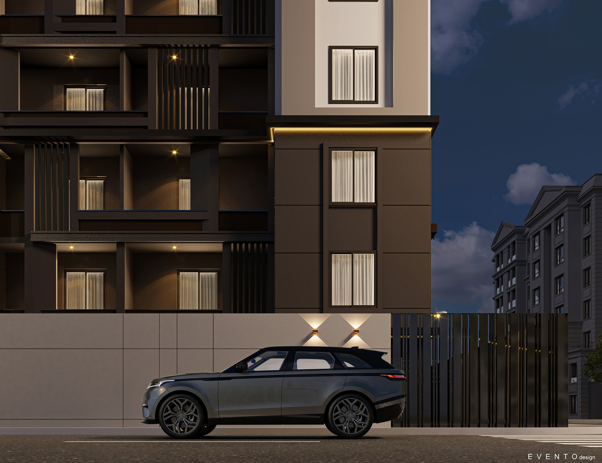 business building design at 5th settlement-5