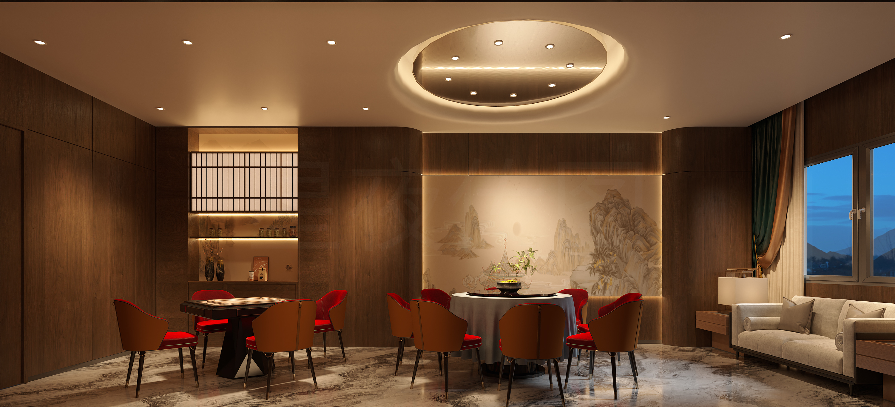 视觉呈现： 餐桌转盘画着圆，兜住所有未说完的情话-1