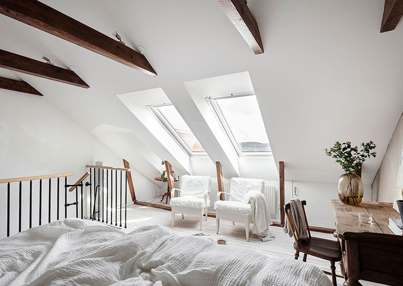 Gothenburg 双层公寓 | 功能分区明确，色彩搭配巧妙-13