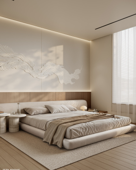 简约风卧室设计丨Nour Hesham