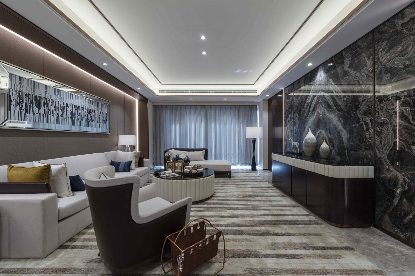 上海融创盛世滨江C户型  上海益善堂装饰设计-3