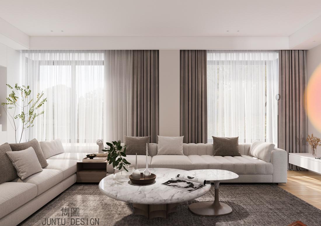 广州番禺区石楼东环路独立屋高级北欧风设计丨中国广州-15