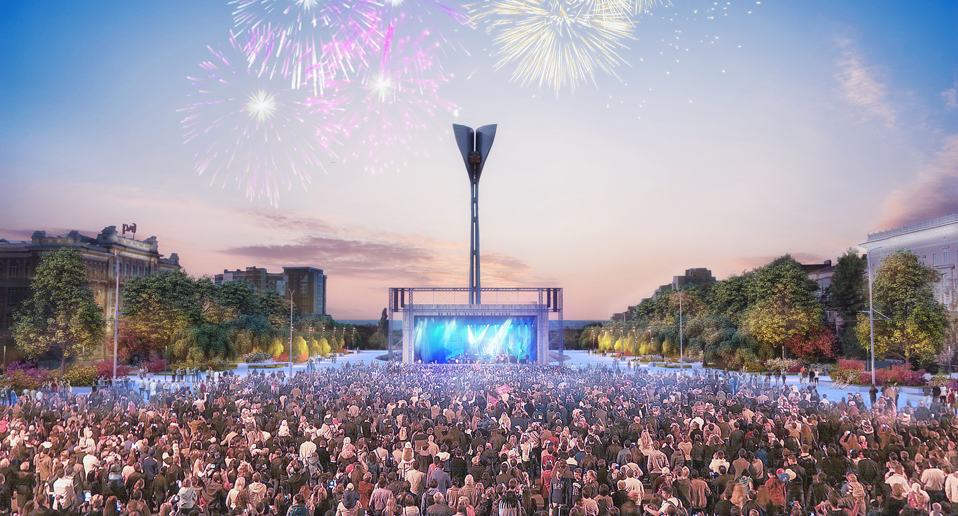 顿河畔罗斯托夫剧院广场景观概念设计丨俄罗斯顿河畔罗斯托夫丨Project建筑事务所-13