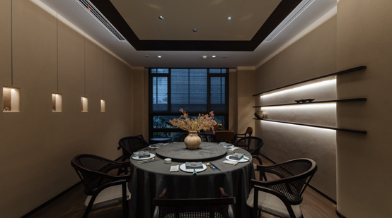 鹤隐秋林新作 丨 南京巧庆楼茶膳餐厅，“禅茶之味，风雅之美”-34