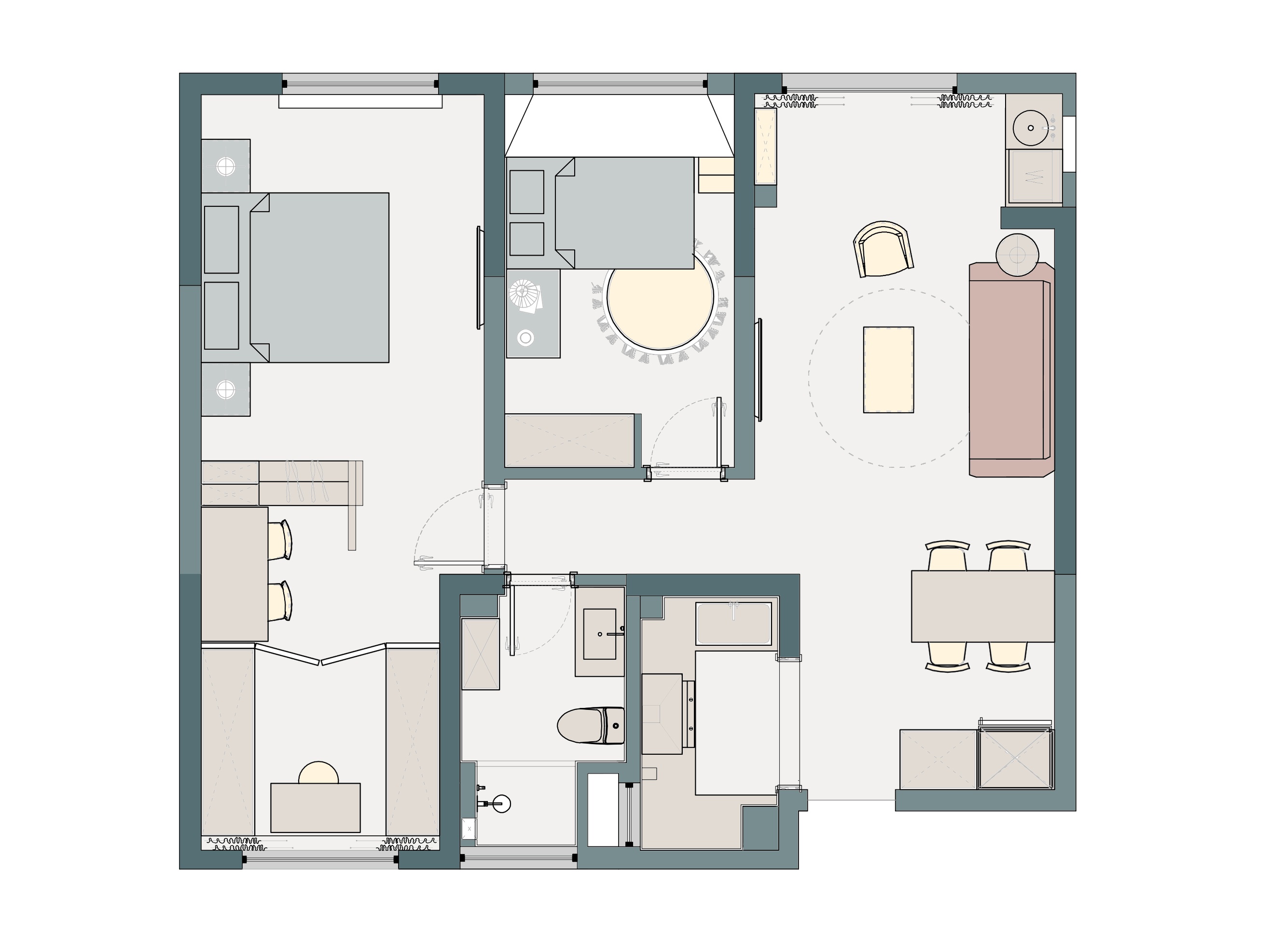 芜绿复古宅设计丨中国芜湖丨研己设计-43