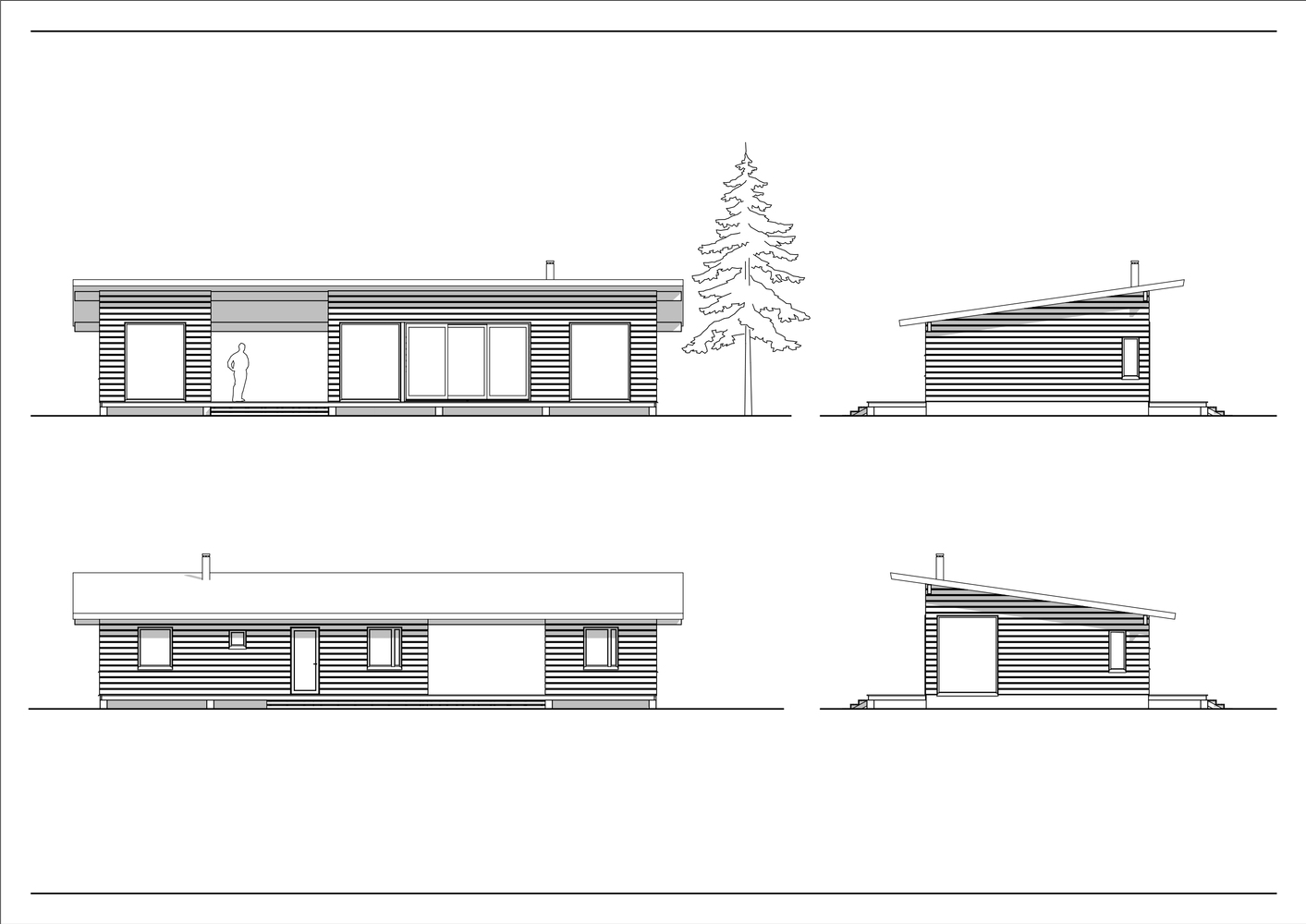 波罗的海岛屿上的现代原木建筑-67