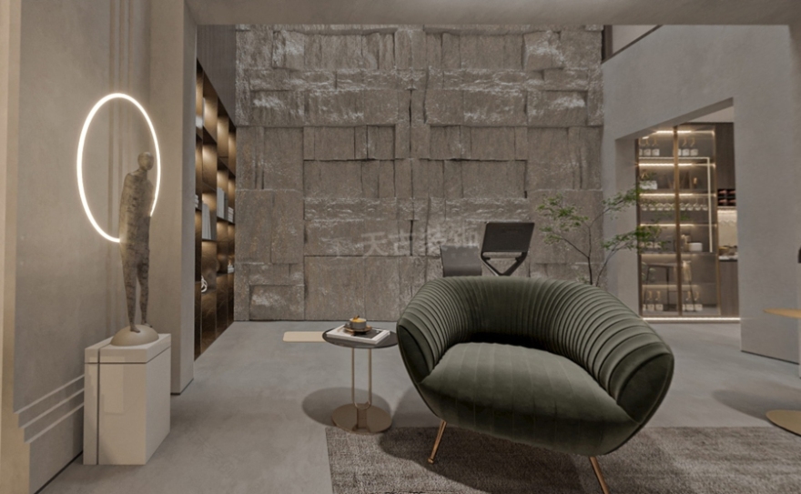 香港置地壹江郡现代轻奢别墅设计丨中国香港丨天古装饰-2