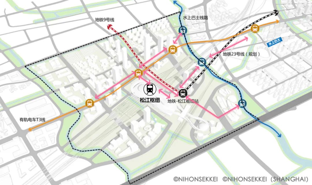 上海松江枢纽地区城市设计项目丨中国上海丨株式会社日本设计,日宏(上海)建筑设计咨询有限公司-26
