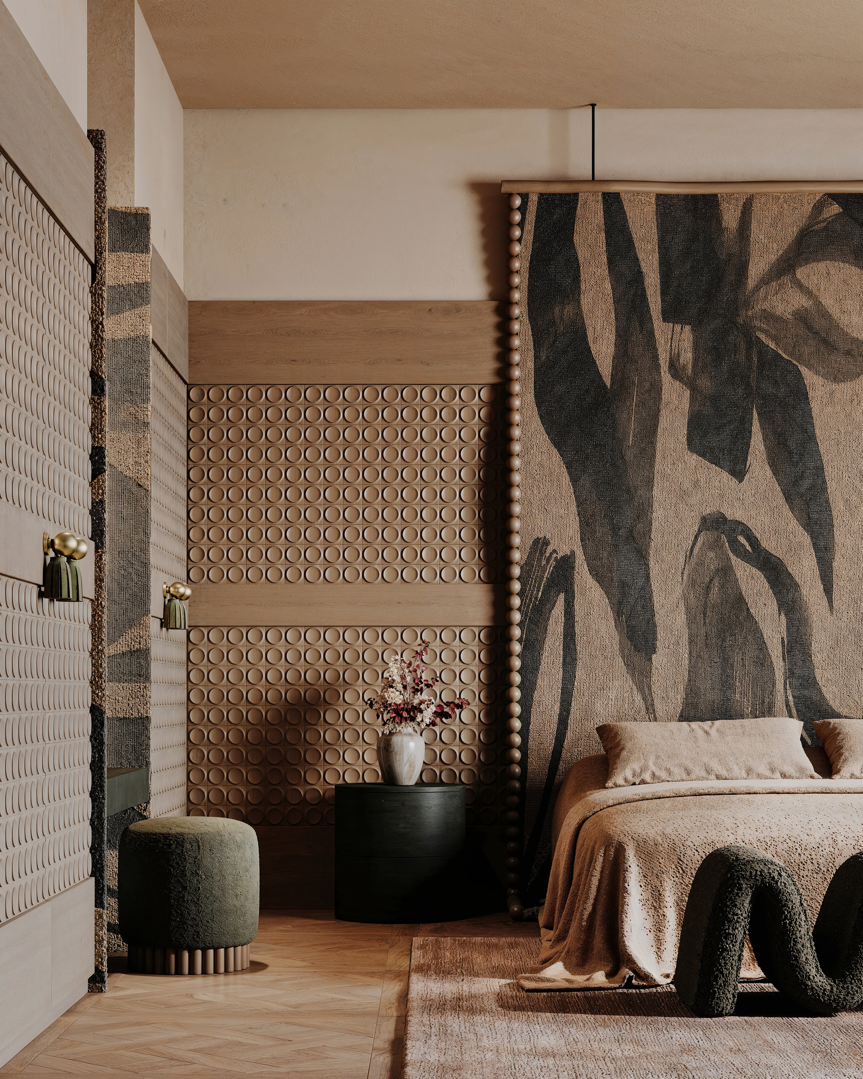 Contemporary African Bedroom-15